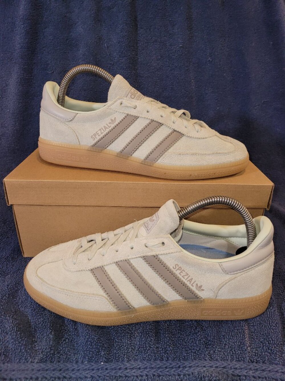 Adidas Spezial Women's Size 8.5 Linen Green/Silver Pebble/Wonder JR3628 (#2777)